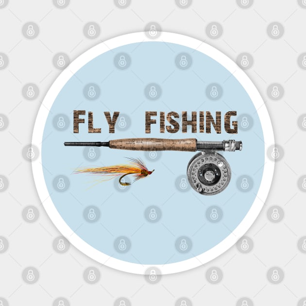 Fly fishing Magnet by sibosssr